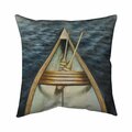Fondo 20 x 20 in. Canoeing on the Lake-Double Sided Print Indoor Pillow FO2793137
